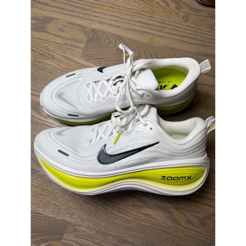 Nike Air ZoomX Vomero Plus Womens Running Shoes White Volt HV8154-106 Size 10
